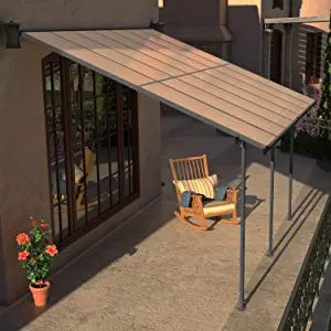 Amazon.com : BPS 13' x 10' Wall Mount Gazebo Outdoor Pergola, Polycarbonate Gazebo with Water-Resistant and UV-Fighting Panels Canopy : Patio, Lawn & Garden Wall Mounted Pergola, Pergola Gazebo, Pc Board, Pergola Canopy, Patio Canopy, Gazebo Pergola, Patio Awning, Outdoor Pergola, Garden Structures