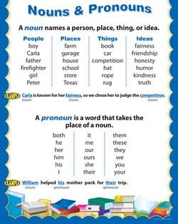 Nouns and Pronouns chart Noun And Pronoun, Pronoun Chart, Nouns And Pronouns, Farm Books, Creative Teaching Press, Personal Pronouns, French Expressions, Teaching Grammar, Education English