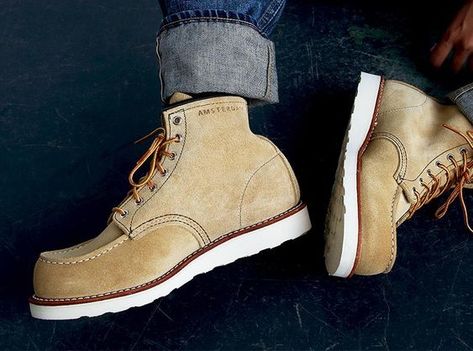 Redwing Boots Outfit, Red Wings Aesthetic, Red Wing Boots Men, Red Wings Boots, Wing Aesthetic, Mens Suede Boots, Fashion Workwear, Boots Outfit Men, Wing Boots