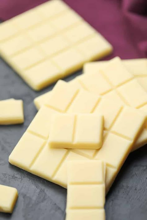 Learn how to make vegan white chocolate at home in minutes with just 5 ingredients! You'll love this dairy free white chocolate! Dairy Free White Chocolate, Nora Cooks, Chocolate At Home, Vegan Candy, White Chocolate Recipes, Vegan White Chocolate, Vegan Candies, White Chocolate Chip Cookies, Dried Raspberries