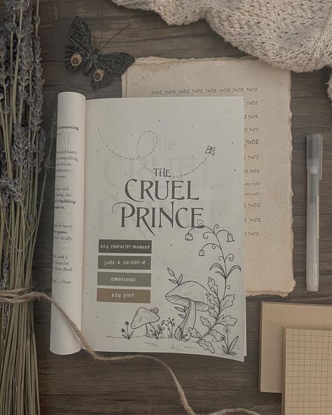 The Cruel Prince Annotation, Annotation Key, Book Annotation Key, Jude Cardan, Book Annotation Tips, Annotating Books, Ya Romance, Cardan Greenbriar, Plot Points