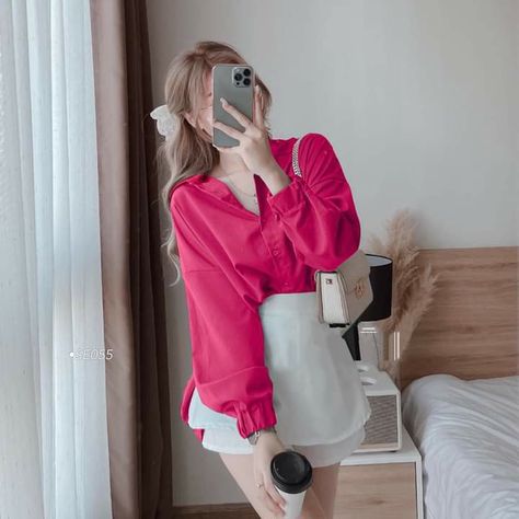 Arabic Dp, Pink Top Outfit, Korean Fashion Work, Outfit Korean, Stylish Short Dresses, Fashion Top Outfits, Causal Outfits, Kawaii Fashion Outfits, Korean Fashion Dress