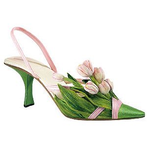 TREASURED TULIPS ,25353,Just The Right Shoe Decorative Shoes, Miniature Shoes, Sugar Shoes, Sling Back Heels, Creative Shoes, Dr Shoes, Shoes Party, Color Shoes, Flower Shoes