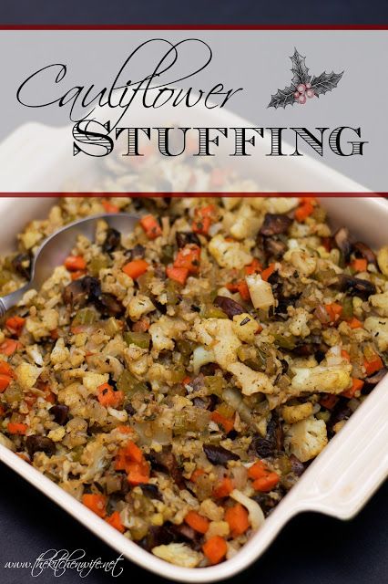 Don't deprive yourself this holiday season, indulge with this Cauliflower Stuffing Recipe! Holiday Vegetables, Veggie Stuffing, Chicago Thanksgiving, Cauliflower Stuffing, Thanksgiving Diner, Cauliflowers, Keto Thanksgiving, Stuffing Recipes For Thanksgiving, Optavia Recipes