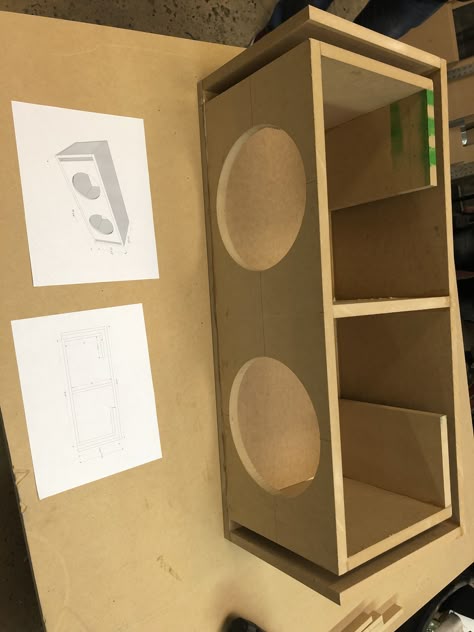 Bass Speaker Box Design, Diy Bookshelf Speakers, Truck Audio, Diy Subwoofer, Kitchen Space Savers, Custom Car Audio, Wood Speakers, Sound System Car, Speaker Plans