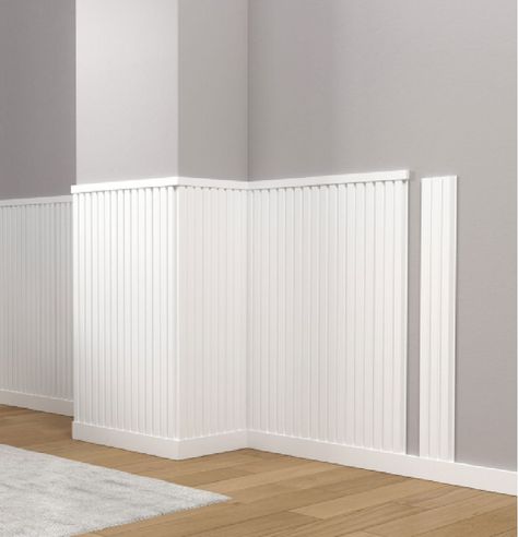 Fluted Wall Panel Living Rooms, Fluted Wall Panel, Fluted Panel, Wainscoting Wall, Fluted Wall, Interlocking Design, Wall Paneling Diy, Wainscoting Panels, Wall Panelling