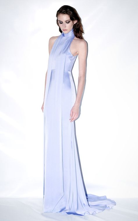 Women's Alex Perry Pre Fall 2024 Collection | Moda Operandi Alex Perry Dress Gowns, Alex Perry Dress, Halter Gown, Alex Perry, Purple Scarves, Long Scarf, 2024 Collection, Fall 2024, Pre Fall