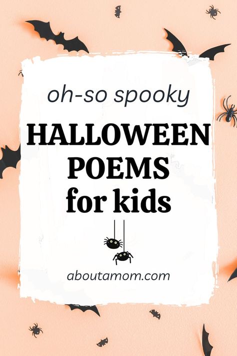 Halloween Rhymes For Kids, Short Halloween Poems, Skeleton Poem, Halloween Poems For Adults, Preschool Poetry, Halloween Poems For Kids, Bat Poems, Ghost Poems, Horror Poetry