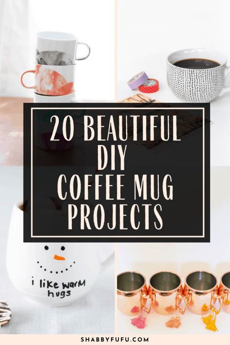 From DIY mugs sharpie ideas to vinyl ones, this post has 20 amazing DIY how to's for personalized dishwasher safe mugs! #diymugs #polkadotmugs #cutecoffeecups #diycoffecups #craftideas #homemadegifts #DIYgifts #sff225 Coffee Mug Diy Ideas, Diy Coffee Cups, Mug Decorating Ideas, Coffee Mug Design Ideas, Diy Coffee Mugs, Sharpie Ideas, Coffee Mug Ideas, Diy Mug Designs, Coffee Mug Crafts