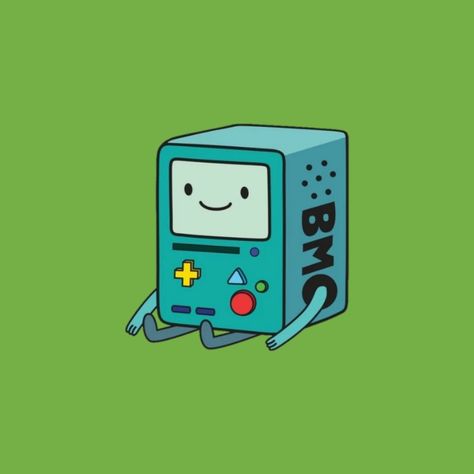 Bmo Adventure Time Sitting, Adventure Time Logo, Bmo Painting, Bemo Adventure Time, Bmo Adventure Time Art, Bmo Icon, Bmo Drawing, Bmo Tattoo Adventure Time, Bmo Adventure Time Pfp