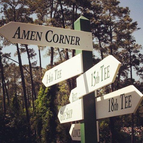 Amen Corner Augusta Masters Golf Augusta Golf, Masters Tournament, Golf Stuff, Golf School, Augusta National Golf Club, Masters Golf, Public Golf Courses, Golf Party, Best Golf Courses