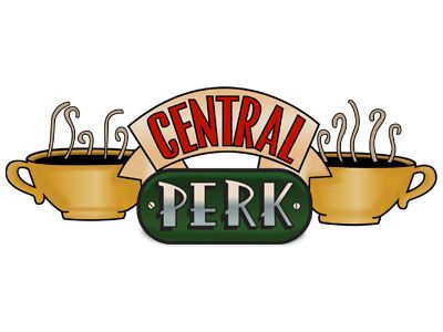 Central Perk by Ketlin Martins Central Perk Logo, Friends Clipart, Friend Painting, Friends Cake, Friends Poster, Friend Logo, Friends Central Perk, Friends Moments, Central Perk