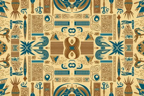 Egyptian hieroglyphs ethnic pattern. Abstract traditional folk antique tribal zigzag graphic line. Texture textile fabric ethnic Egyptian patterns vector. Ornate elegant luxury vintage retro style. Egyptian Texture, Wallpaper Seamless Texture, Egyptian Patterns, Egyptian Design Pattern, Egyptian Pattern, Texture Textile, Egypt Concept Art, Egyptian Motifs, Egyptian Hieroglyphs