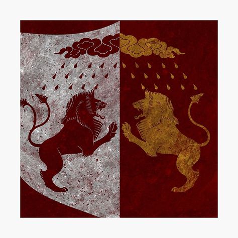 "The rains of Castamere" Photographic Print by JRPrairieBoy | Redbubble Rains Of Castamere, Game Of Thrones Jokes, House Lannister, Got Dragons, Iron Throne, Wit And Wisdom, Game Of Thrones Houses, A Song Of Ice And Fire, Create Image