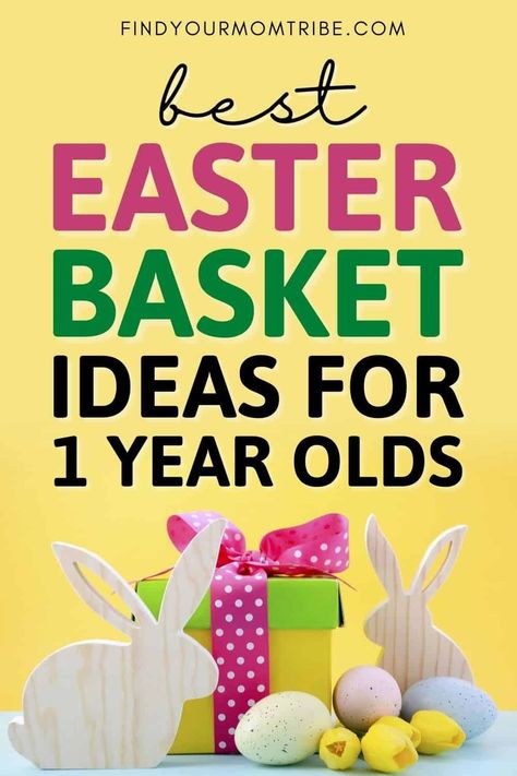 What can you put in an Easter basket for 1 year olds? Find out what the best and safest Easter basket stuffers for your child are. Easter For 1 Year, Easter For One Year Old, 1 And A Half Year Old Easter Basket Ideas, Easter Basket For 1 Year, Easter Crafts For One Year Olds, One Year Old Easter Basket, Easter Basket For One Year Old, Easter Basket 1 Year, One Year Old Easter Basket Ideas