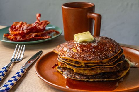 Gluten Free Masa Pancakes Masa Pancakes, Best Salsa Verde Recipe, Salsa Verde Recipe, How To Make Buttermilk, Stories Videos, Welcome To Our Home, Breakfast Tacos, Fluffy Pancakes, Breakfast At Tiffanys