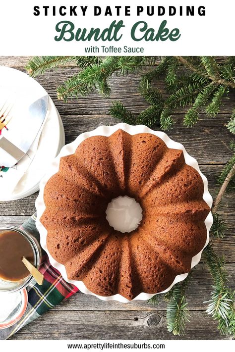 Christmas Sweets Ideas, Classic Spinach Dip Recipe, Cake With Dates, Pudding Bundt Cake, Date Cakes, Toffee Pudding Cake, Classic Christmas Dessert, Sticky Toffee Pudding Cake, Sticky Pudding