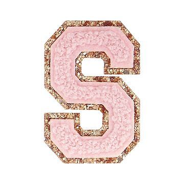 Buy "S letter patch Stoney Clover Lane" by Amanda Giladi as a Sticker E Letter, Stoney Clover Lane, Varsity Letter, Stoney Clover, S Letter, Light Letters, Light Pink, Hot Pink, Collage