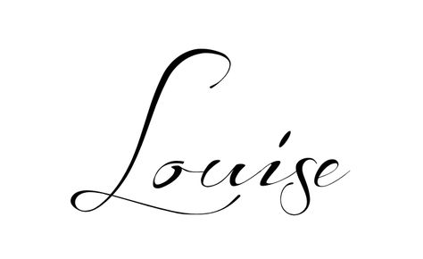 Tattoo Name Louise using the font style Before the Rain Regular Louise Name, Louise Tattoo, Leavers Shirt, Different Writing Styles, Name Drawings, Name Creator, Fancy Writing, Own Tattoo, Cursive Tattoos