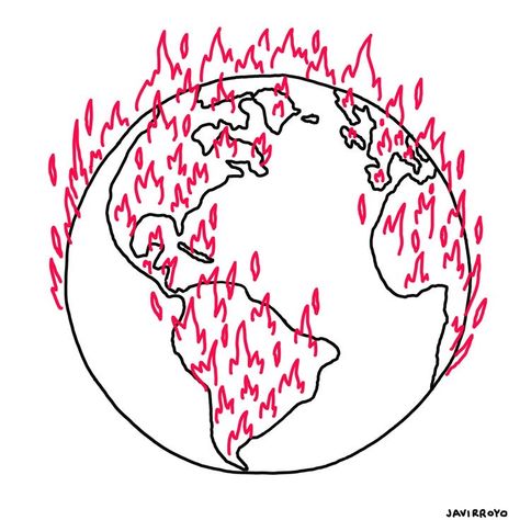 World On Fire Drawing, Earth On Fire Tattoo, Wild Fire Drawing, Earth On Fire Drawing, World On Fire Tattoo, Earth On Fire, Digitalart Aesthetic, Cross Drawing, Planet Drawing