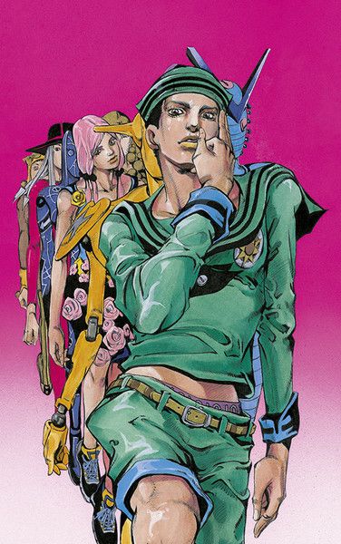 Jojo Stands, Bizarre Art, Jojo Parts, Adventure Art, Jojo Anime, Manga Artist, Japanese Manga Series, Manga Covers, Jojo Bizzare Adventure