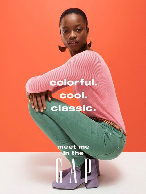 Hoyeon Jung, Katerina Tannerbaum and Mayowa Nicholas for GAP SS18 Gap Ads, Commercial Modeling, Fashion Editorial Layout, Logos Retro, Desain Ui, Campaign Photography, Fashion Poster Design, Graphisches Design, 광고 디자인