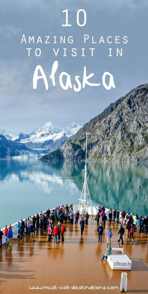 10 Amazing Places To Visit In Alaska - Must Visit Destinations  Check out these amazing places to visit in Alaska. Ready to start checking these places off your bucket list?  Then, email me at Deb@VacationsByDeb.com or call me at 877-331-5078 to help you plan your trip. Amazing Places To Visit, Visit Alaska, Alaska Vacation, Alaskan Cruise, Alaska Cruise, Alaska Travel, United States Travel, Future Travel, Romantic Travel