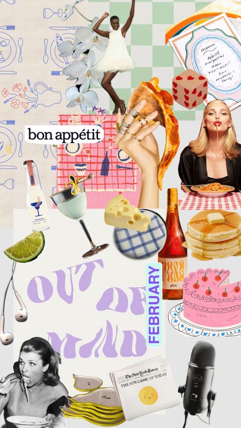 Vision Board Podcast, Podcast Host Aesthetic, Podcast Mood Board, February Vision Board, Host Aesthetic, Aesthetic Collages, Podcast Host, Self Branding, Pancake Day