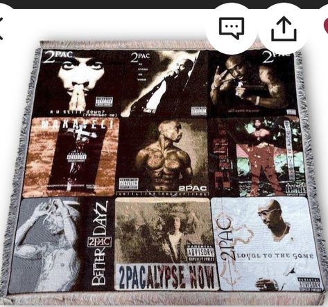 Tupac Album Covers, Tupac Albums, Jacquard Loom, Tapestry Blanket, Star Blanket, Tapestry Pillow, Dogs Love, Tupac, Room Themes