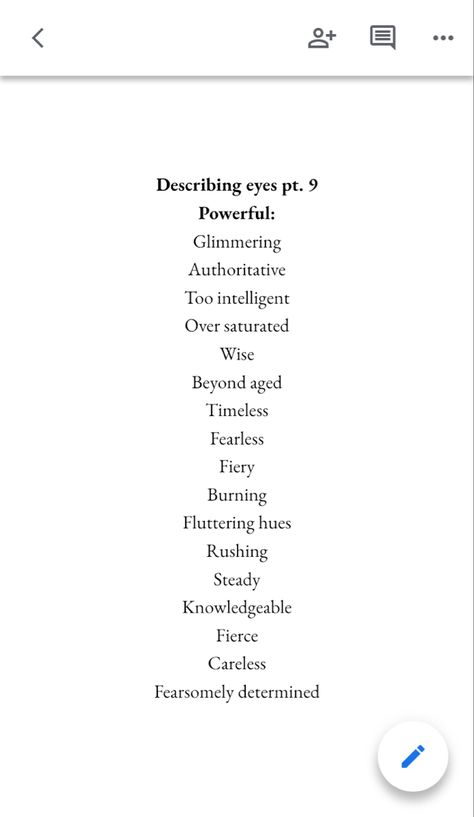 Describing Eye Color, Describing Scents Writing, Scent Description Writing, Writing Expressions, Writing Inspiration Tips, Writing Memes, Writing Prompts For Writers, Writing Dialogue Prompts, Creative Writing Tips