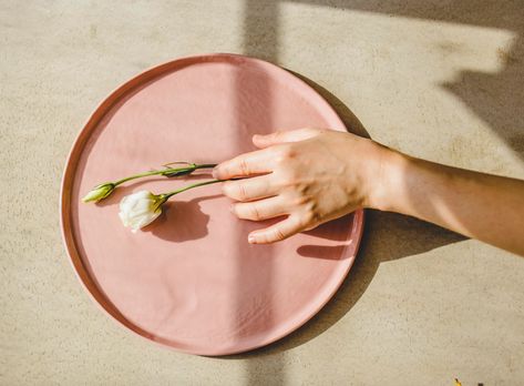 Etsy Is Having a Huge Birthday Sale — Here Are Our Favorite Finds — Deal of the Day Pottery Dinnerware, Pink Plates, Handmade Ceramics Plates, Wedding Gifts For Parents, Plate Ceramic, Hand Painted Pottery, Handmade Porcelain, Ceramic Dinnerware, Gifts For Cooks