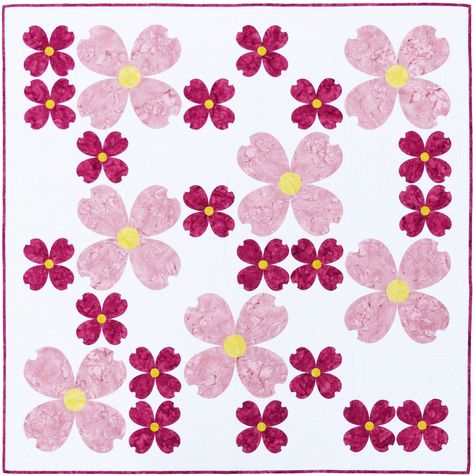 New patterns! Flying Parrot, Japanese Quilt Patterns, Dresden Quilt, Dogwood Flower, Foundation Paper Piecing Patterns, Quilting Designs Patterns, Quilt Square Patterns, Flower Quilts, Applique Quilt Patterns