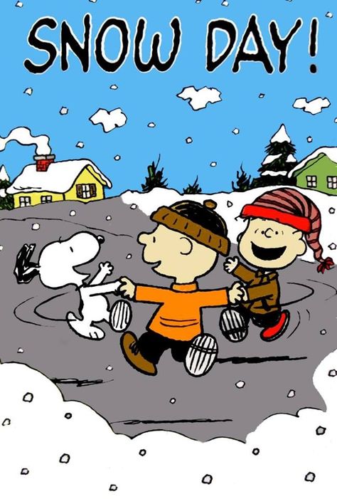 SNOW DAY!  Just enjoy and embrace it!  Charlie Brown /Snoopy winter humor.  Let it snow! A Charlie Brown Christmas, Peanuts Cartoon, Brown Christmas, Snoopy Quotes, Snoopy Pictures, Peanuts Christmas, Snoop Dog, Snoopy Love, Charlie Brown Christmas