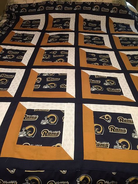 GALLERY | Quiltin Tia Quiltworks Tshirt Quilt Diy, Tshirt Quilt Pattern, Football Quilt, Cowboy Quilt, Sports Quilts, Tee Shirt Quilt, Quilt Blocks Easy, Panel Quilt Patterns, Big Block Quilts