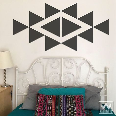 Friday has us feeling inspired! What fun things do you have planned this weekend? 🖤 Spend less time decorating and more time having fun… Wall Paint Designs Creative Art Ideas, Wall Paint Designs Creative, Painters Tape Design Wall, Painters Tape Wall, Painters Tape Design, Geometric Wall Paint, Diy Wall Design, Wall Paint Patterns, Creative Wall Painting