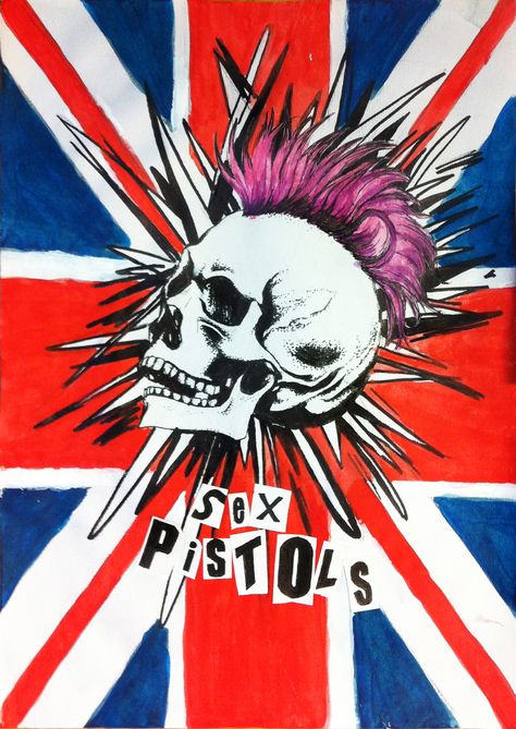 Punk Rock Wallpaper, Punk Artwork, Rock Artwork, Art Punk, British Punk, Rock N Roll Art, Music Art Print, Punk Culture, Punk Poster