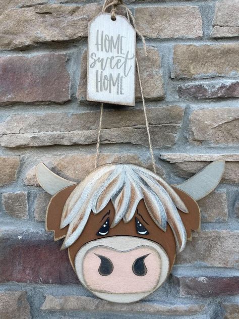 Cow Craft, Wood Yard Art, Wood Craft Patterns, Engraving Ideas, Craft Shows, Cow Head, Country Crafts, Wood Crafts Diy, Craft Show Ideas