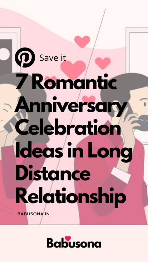 Long Distance Anniversary Celebrations are quite different from the celebration you do while living with your partner. However, nowadays it has become a bit easier to enjoy your anniversary with the same excitement level even being far from each other. 

Here are the top 7 Romantic Anniversary Celebration Ideas that are going to give you a better perspective to plan an event for the anniversary celebration in LDR. Long Distance 1 Year Anniversary, What To Do On Anniversary, Anniversary Quotes For Long Distance Relationship, Long Distance Anniversary Ideas For Him, How To Celebrate Long Distance Birthday, Anniversary Ideas For Long Distance, Anniversary Ideas Long Distance, Ldr Anniversary Ideas, Long Distance Birthday Celebration Ideas