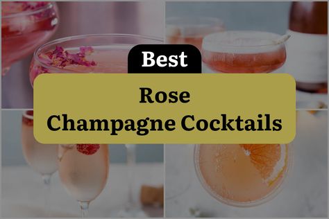 9 Rose Champagne Cocktails to Make Any Occasion Sparkle | DineWithDrinks Rose Prosecco Cocktail, Moscato Cocktails, Bloom Gin, Prosecco Drinks, Cotton Candy Champagne, Champagne Recipes Cocktails, Low Carb Cocktails, Champagne Cocktails, Prosecco Cocktails