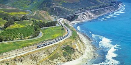 Coast Starlight Train, Coast Starlight, Amtrak Travel, Scenic Train Rides, Amtrak Train, Train Route, Train Journey, Destination Voyage, Dream Travel Destinations