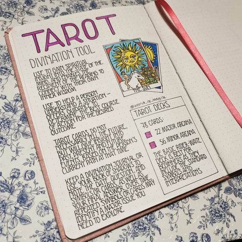 World of Magick (@world_of_magick) • Instagram photos and videos Tarot Journal Ideas, Hocus Pocus Spell Book, Tarot Guidebook, Rider Waite Tarot Decks, Tarot Journal, Learning Tarot Cards, Reading Tarot, Tarot Book, Witch Spirituality