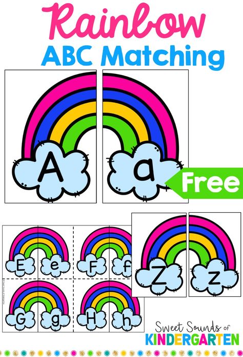 Abc Matching, Dream Classroom, Alphabet Practice, Alphabet Matching, Kindergarten Lesson Plans, Kindergarten Centers, Preschool Literacy, Abc Alphabet, Kindergarten Lessons