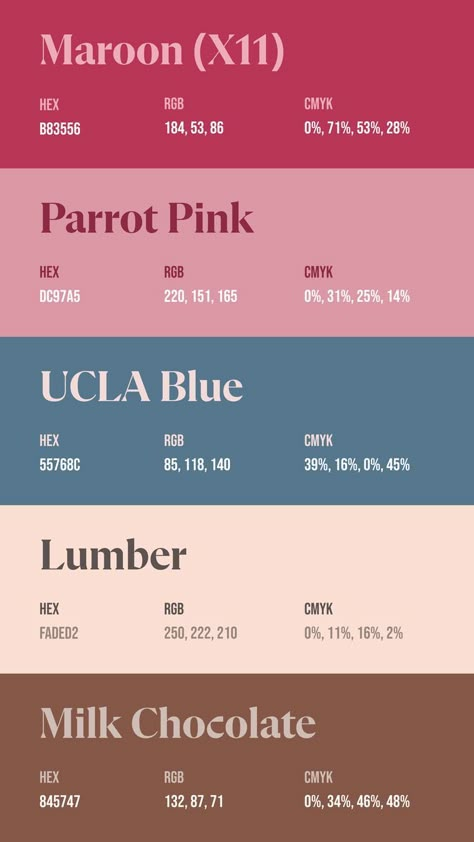 Colors:
B83556
DC97A5
55768C
FADED2
845747 Inspiration Typographie, Flat Color Palette, Cool Color Palette, Color Design Inspiration, Color Palette Challenge, Hex Color Palette, Hex Color, Colour Pallets, Color Schemes Colour Palettes