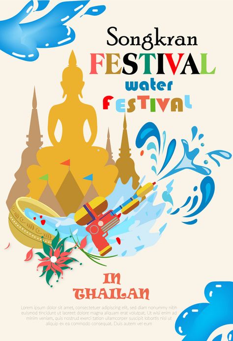 Songkran Festival poster template#pikbest#templates Songkran Festival Poster, Asian Background, Event Poster Template, Literary Posters, Elephant Poster, Songkran Festival, Simple Poster, Festival Poster, Blue Poster