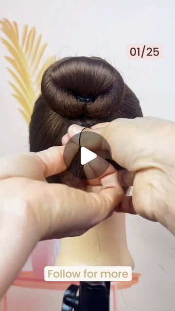 Easy Bun Hairstyles For Long Hair, Easy Bun, Easy Bun Hairstyles, Bun Hairstyles For Long Hair, Hair Up Styles, Hair Stylist Life, Up Styles, Bun Hairstyles, Up Hairstyles