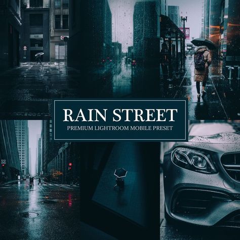 Lightroom Settings, Studying Photography, Rain Street, Lightroom Effects, Presets Lightroom Free, Instagram Photoshop, Pretty Presets, Lightroom Presets Tutorial, Editing Lightroom