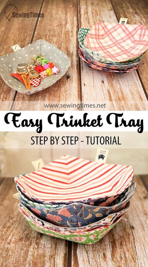 Sewing Times, Fabric Basket Tutorial, 2024 Kitchen, Scrap Fabric Projects, Fabric Bowls, Sew Ins, Small Sewing Projects, Sewing Baskets, Cabinets Kitchen