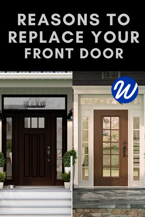 Front Door Replacement, Entry Door Replacement, Window World, Replacing Front Door, Entry Door Designs, Fiberglass Entry Doors, Door Replacement, Door Glass Design, Fiberglass Door