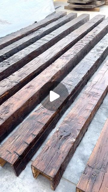 E&K Vintage Wood on Instagram: "Order of Reclaimed  Oak Hand Hewn Box Beams with a custom stain. Shipping to Utah tomorrow" Wood Beams In Kitchen, Beam In Kitchen, Box Beams, Beam Ceilings, Hand Hewn Beams, Reclaimed Wood Beams, Reclaimed Oak, Wood Beams, Ceiling Beams