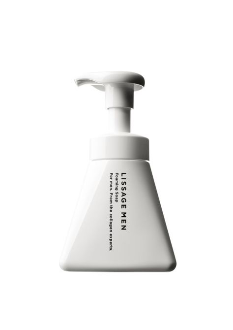 Kashiwa Sato / Samurai / Kanebo Cosmetics / Lissage Men / Foaming Soap / Packaging / 2015 Interesting Packaging, Foaming Soap, Innovative Packaging, Cosmetic Packaging Design, Foam Packaging, Graphic Design Packaging, Foam Soap, Cosmetic Bottles, Soap Packaging